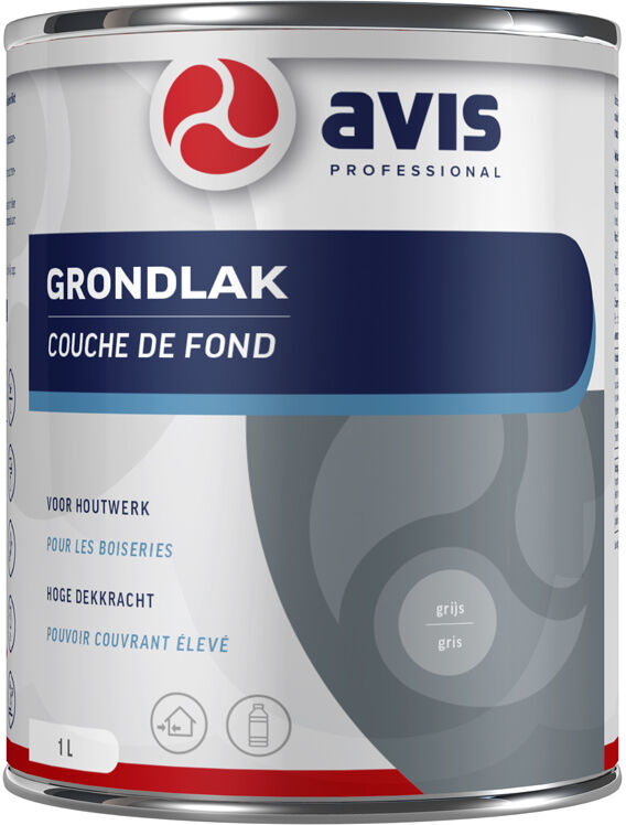 Avis Grondlak - Grijs   8712576108814   Verf
