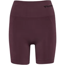 hummel, Damen, Sporthose, hmlTIF SEAMLESS SHORTS (XS), Braun