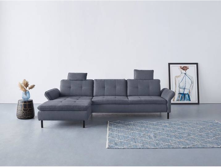 OTTO home Ecksofa Birkholm L-Form, Armlehnverstellung, auch in Easy Clean Bezug - mit Wasser zu reinigen