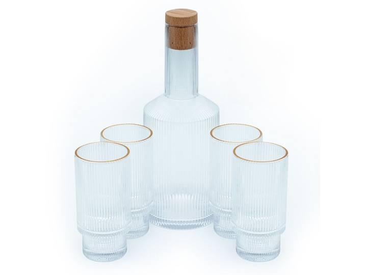 GLASKARAFFEN Set mit 4 Gläsern