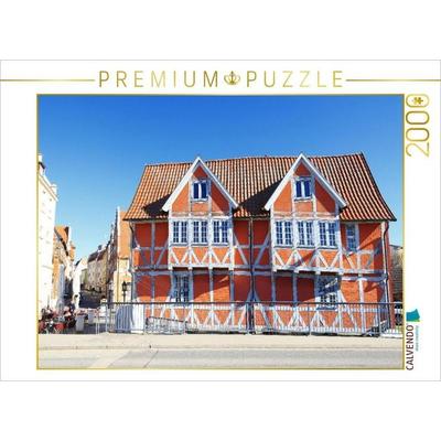 CALVENDO Puzzle Wismar, das Gewölbe über der Runden Grube | 2000 Teile Lege-Größe 90 × 67 cm Foto-Puzzle für glückliche Stunden