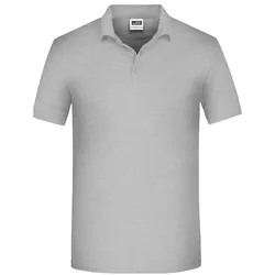 Bio Polo T-Shirt "JN874" - 3XL - grey-heather
