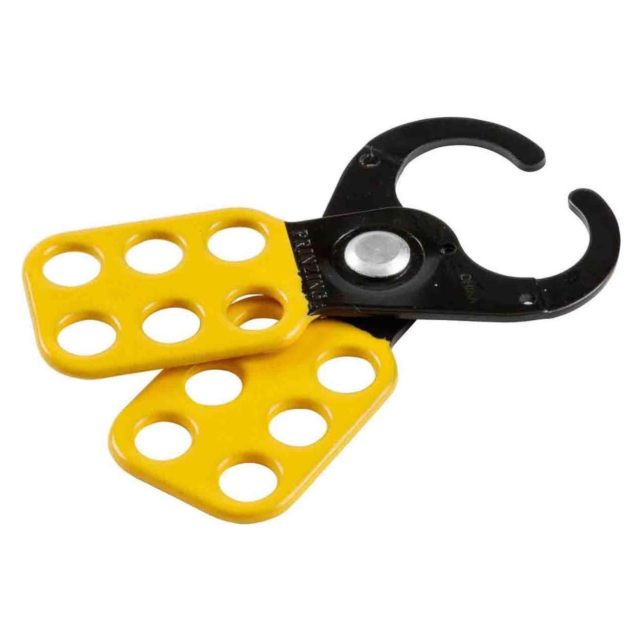 Brady Lockout Verriegelungssysteme (Mehrfach-Schliessbügel), 25 mm, Gelb (12 Stück/Packung) (Bügelgehörschützer Ersatzstöpsel) (049252)