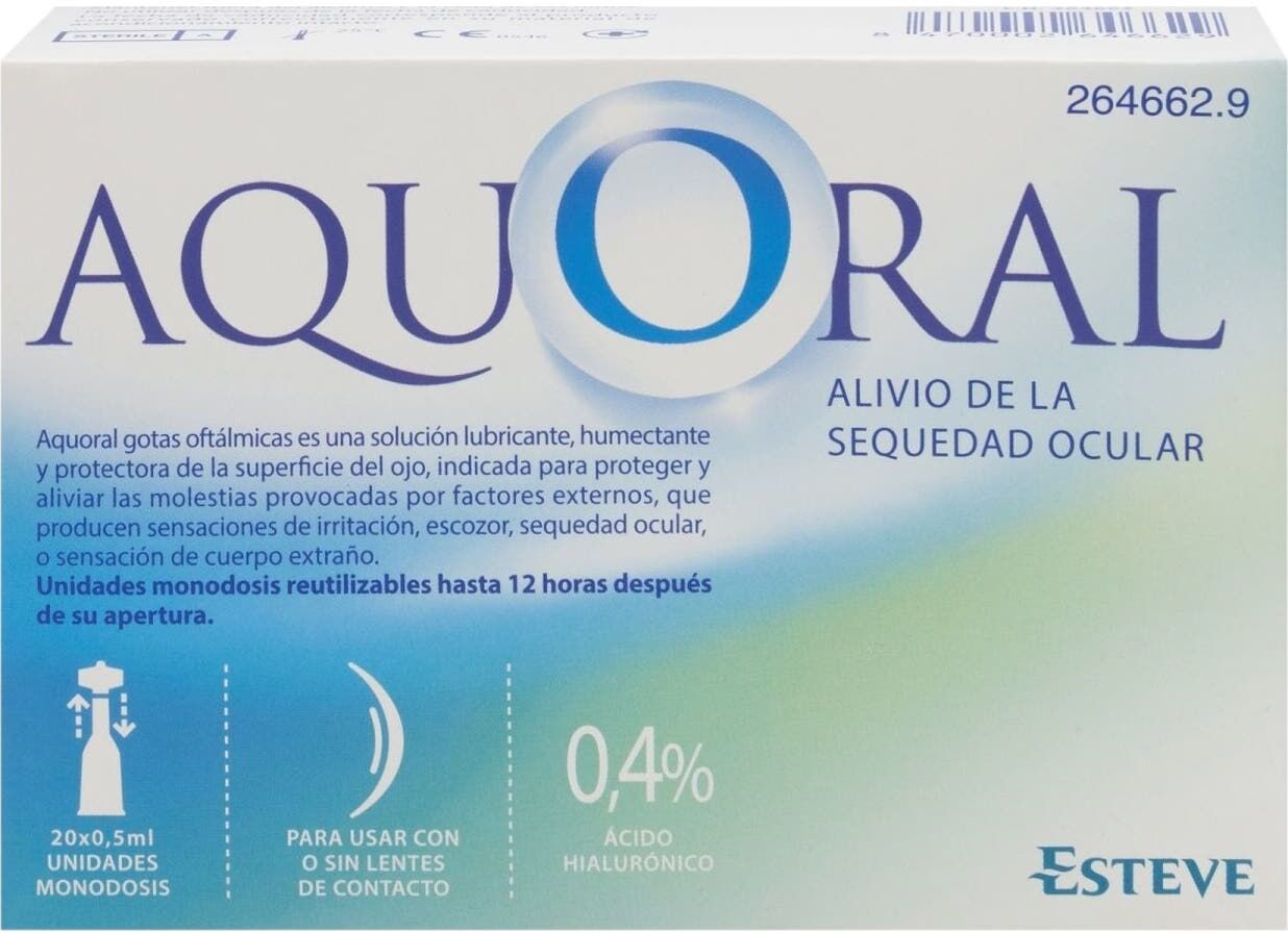 Aquoral Gotas Oftalmológicas 20x0,5ml