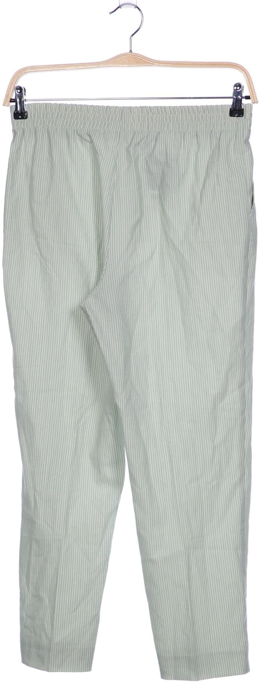 Atelier Goldner Schnitt Damen Stoffhose, Hellgrün, Gr. W27, Synthetik / Schurwolle / Elasthan - Second Hand