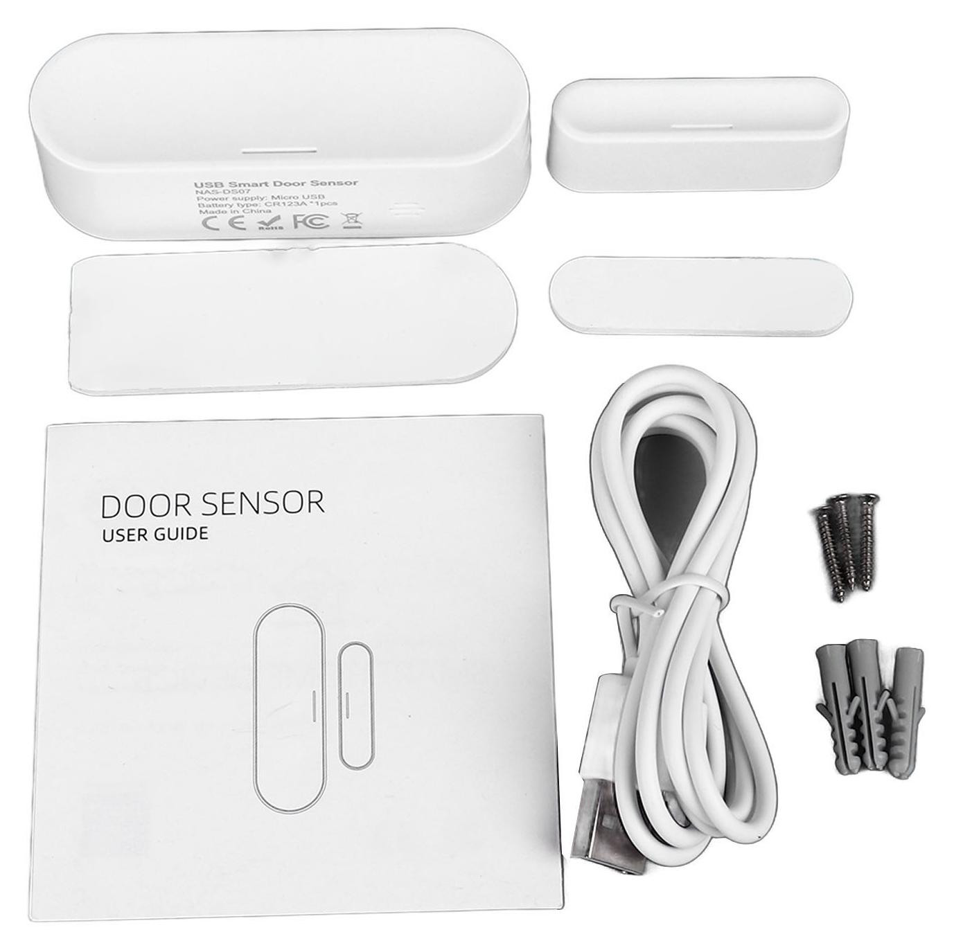 Gistuch Draadloze Deursensor en Venstersensor met Push-notificatie voor Zigbee