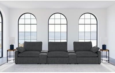 Coaster "Collins 5-piece Power Reclining Home Theater Seating - 150""W x 40""D x 38""H"