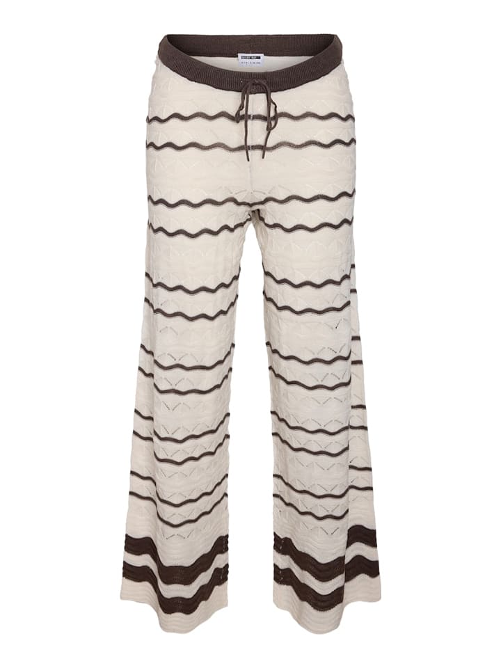 Noisy may Strickhose in Creme - L