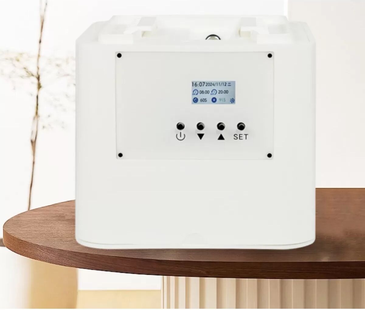 INF Bluetooth & WiFi Aroma Diffuser - 2-Linien-Gleitschienen-Installation, 200ml Kapazität