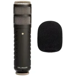 RØDE Procaster -Mikrofon mit WS02 Windschutz, Mikrofon