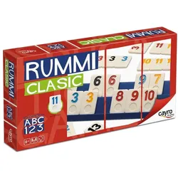 Cayro Gioco Rummi Es-Pt-En-Fr-It-De (Deutsch, Englisch, Französisch, Italienisch, Portugiesisch, Spanisch, 2 - 4 Spieler)