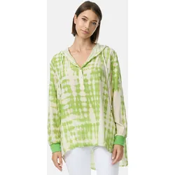 PM SELECTED Damen Freche Batik Hoodie Bluse mit Kapuze in Einheitsgröße PM63