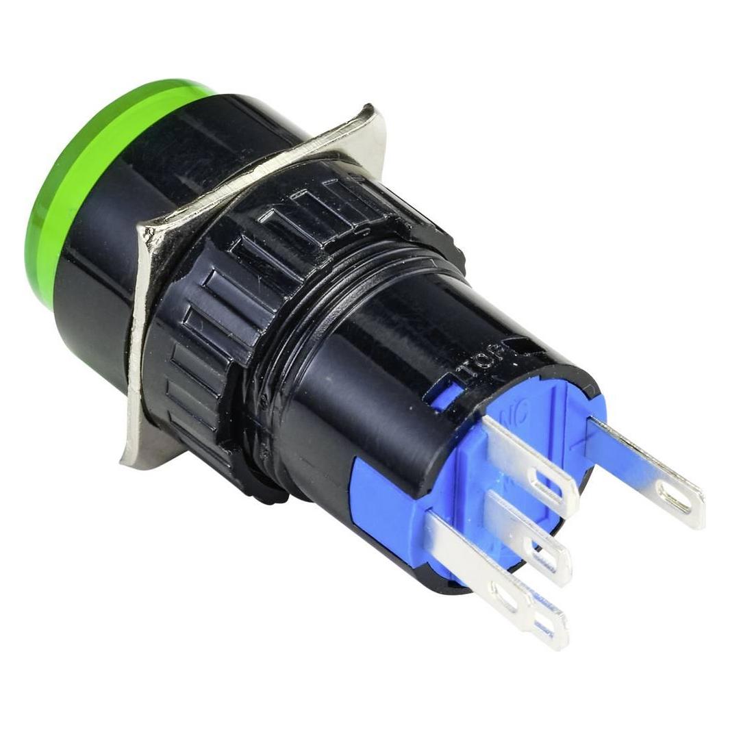 Tru Components Drucktaster rastend 16 mm beleuchtet (TC-9219056)