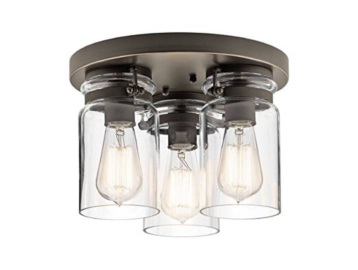 Elstead - Brinley 3 Licht Erröten-Einfassung - Olde Bronze KL/brinley/F OZ