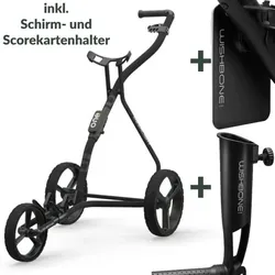 Wishbone ONE Megalight 3-Rad Trolley schwarz