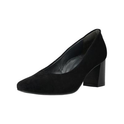 Pumps PAUL GREEN "Paul Green Pumps Veloursleder", Damen, Gr. 37,5, schwarz, Veloursleder, Schuhe Pumps