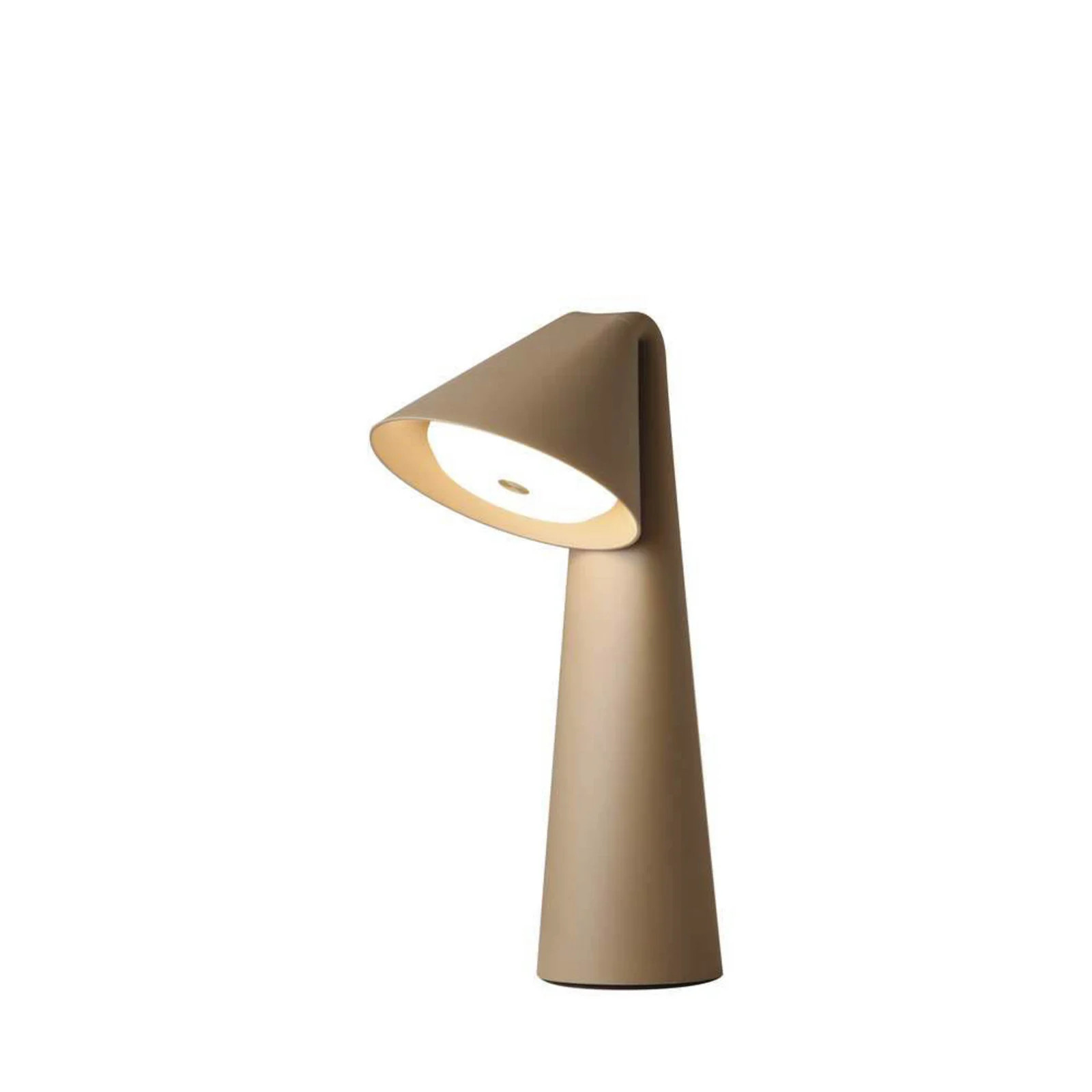 FRANDSEN Ami draagbare LED tafellamp met oplaadbare accu, grijs-beige