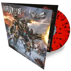 Massacre Records, Schallplatten, Reign Of Steel (Red Clear Splatter LP) (Death Dealer)