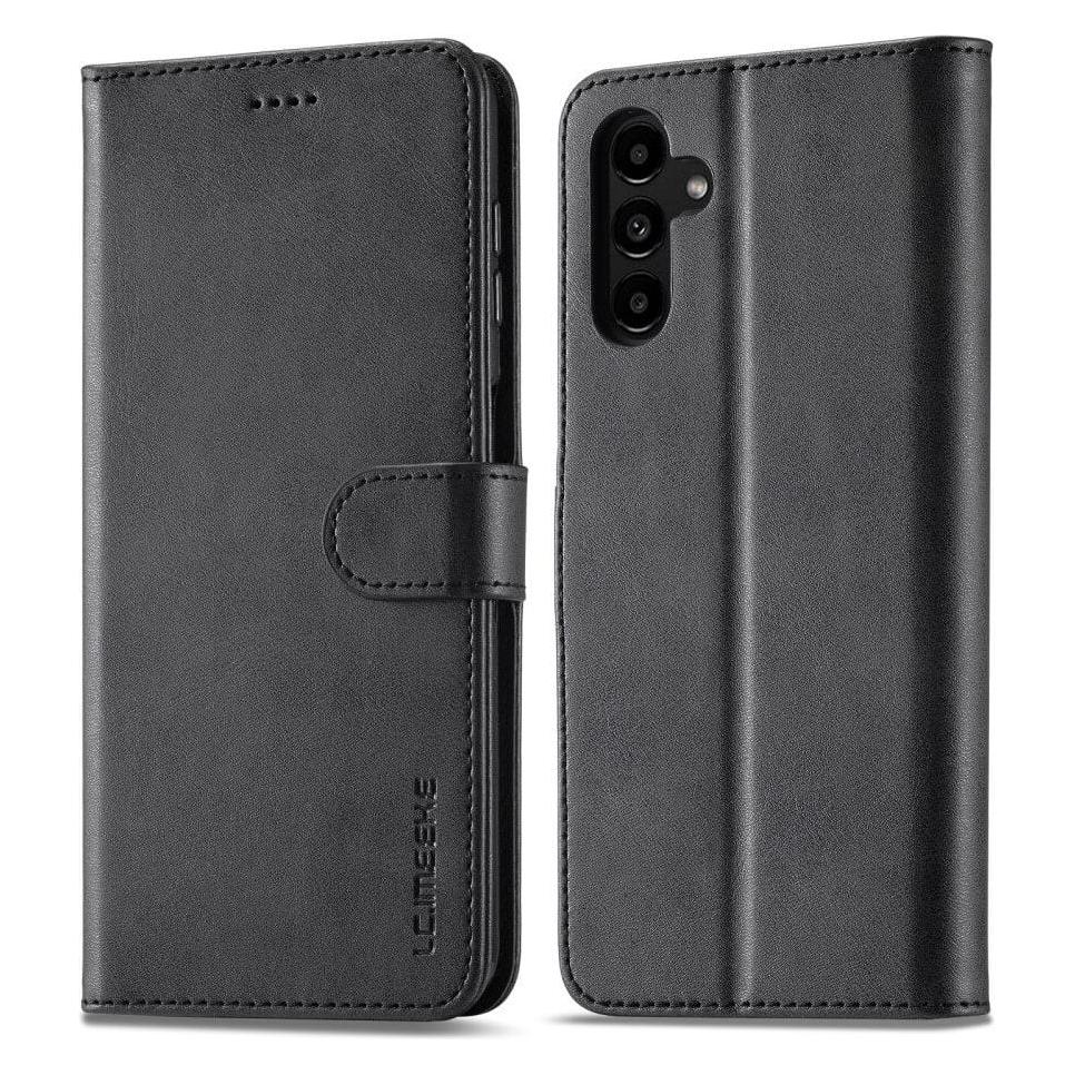 LC.Imeeke Galaxy A35 - Leder Etui Hülle schwarz (Samsung Galaxy A35) (660173527A)