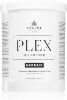Kallos Plex Hair Mask máscara regeneradora para cabelos danificados e quimicamente tratados 1000 ml. Plex Hair Mask