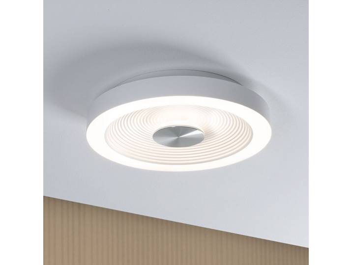 Volea LED Deckenleuchte Ø32 IP44 Dim. Weiß/Silber - Paulmann - Badezimmer - Modern - Kunststoff - Einflammig