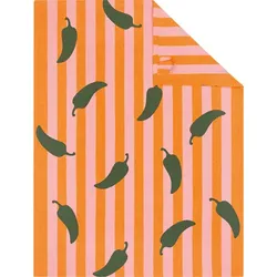Geschirrtuch PRINTS & STRIPES (BL 50x70 cm) - orange - BL 50x70 cm