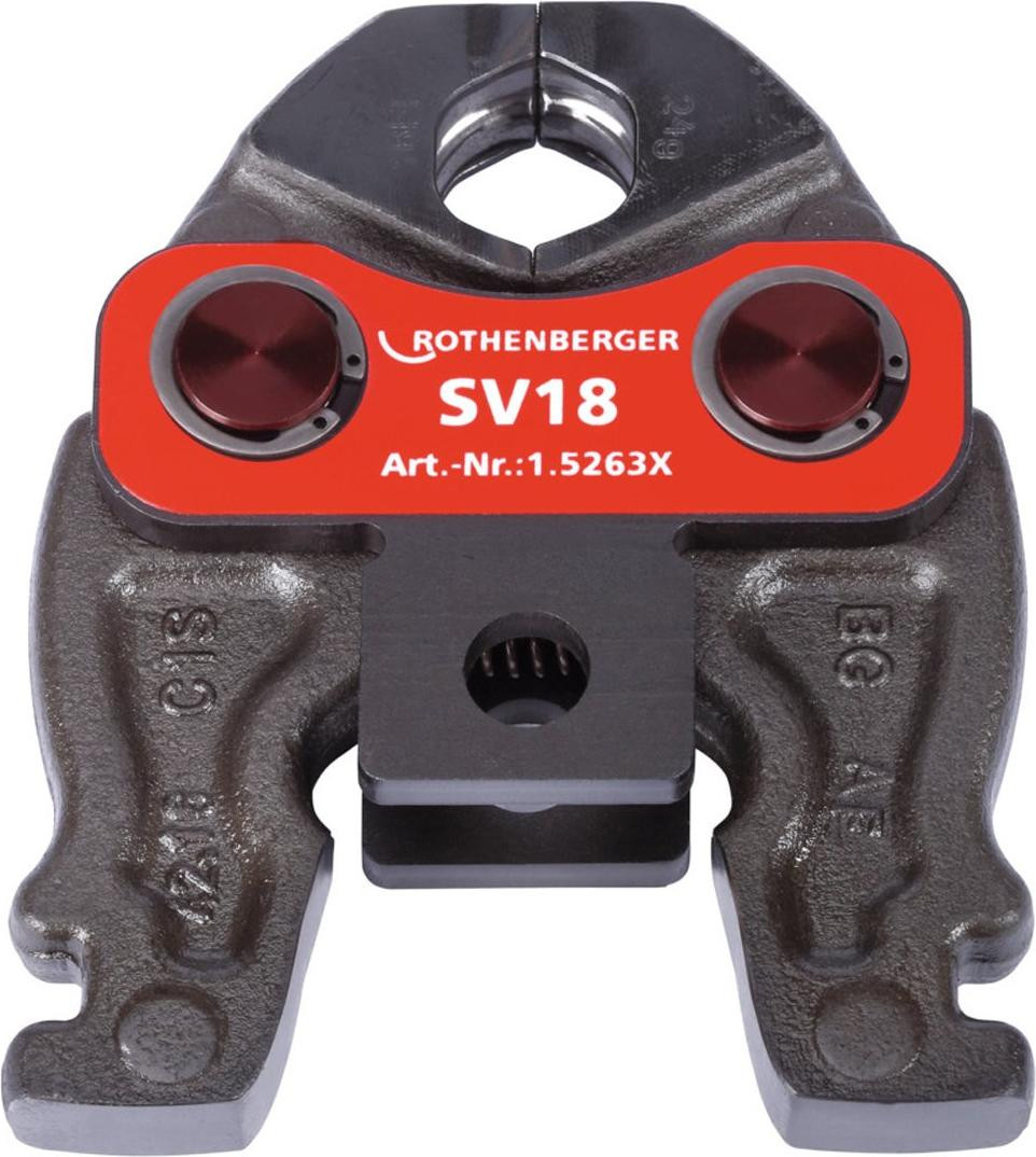 Rothenberger Persbek Compact M 18 mm systeem V / SV voor metaal en niet-metaal 015263X