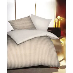 kaeppel Bettwäsche Satin Eternity Combo natur 200x200 cm + 2x80x80 cm