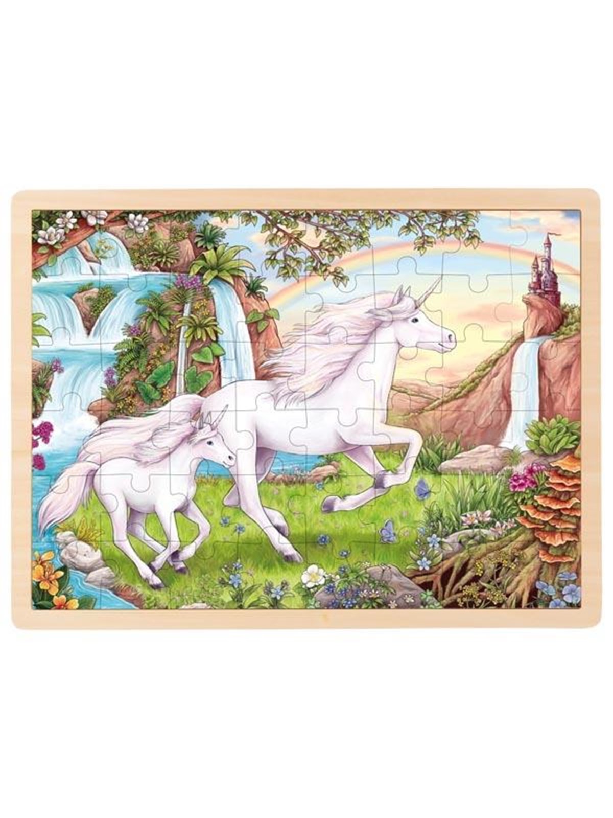 Goki - Unicorn Puzzle - (57366) Holz