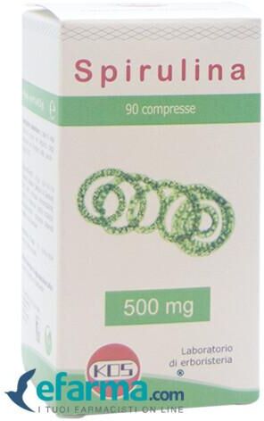 Kos Spirulina Integratore 90 Compresse
