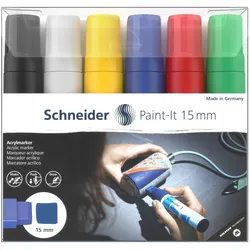 Schneider Paint-It V1 Acrylstifte 15.0 mm Mehrfarbig