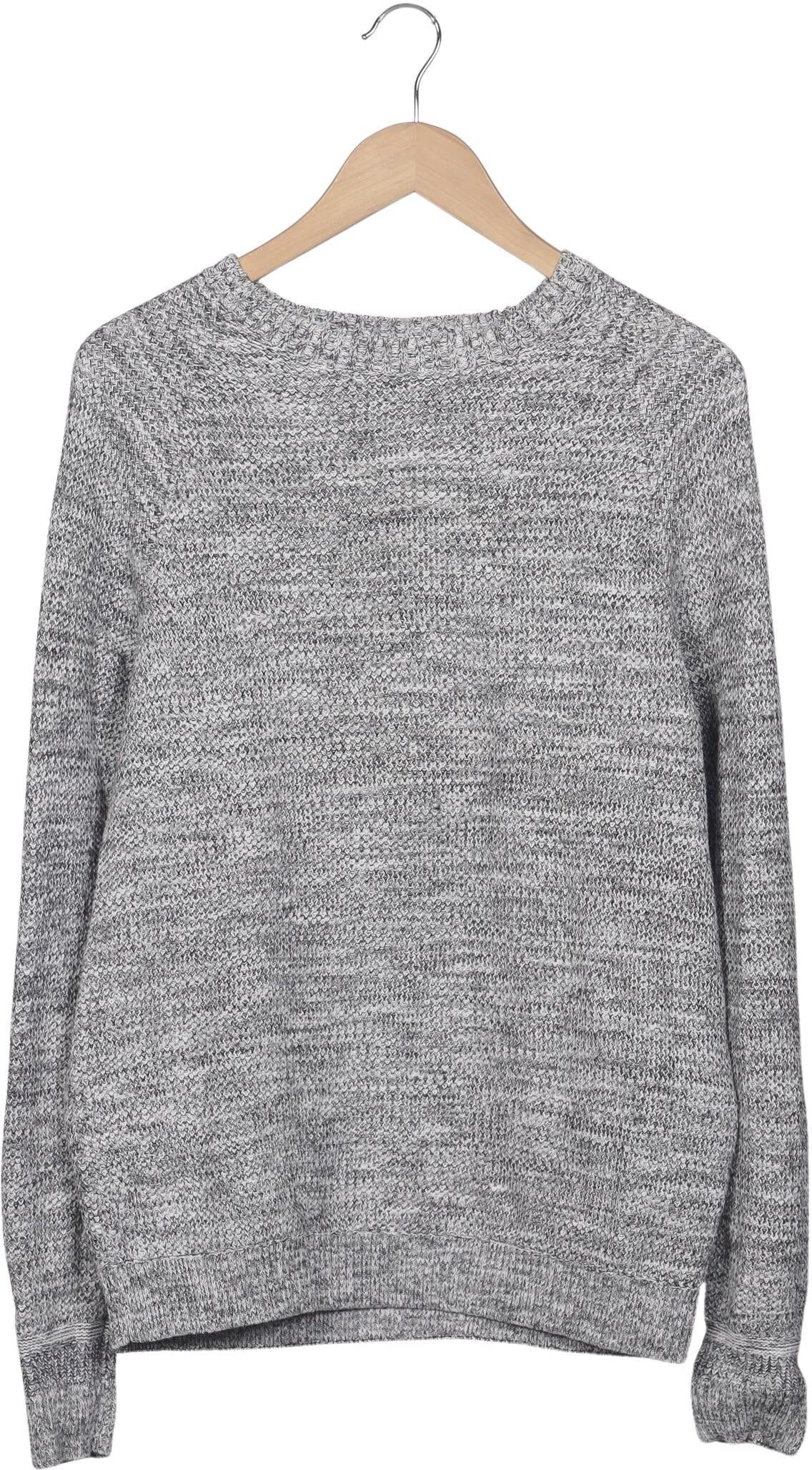 Weekday Damen Pullover, Grau, Gr. M, Synthetik / Baumwolle - Second Hand