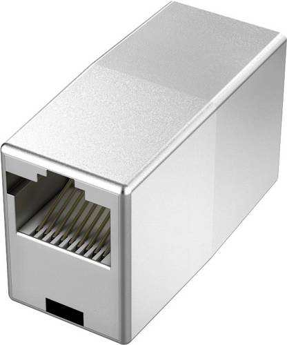 Hama RJ45-Kupplung Netzwerk Adapter CAT 5e [1x RJ45-Buchse - 1x ] Silber