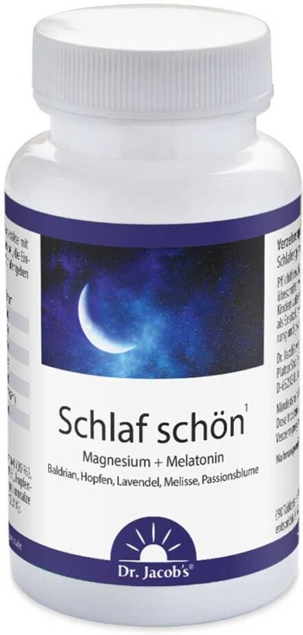 Dr. Jacob's Schlaf schön Melatonin Melisse Baldrian Hopfen