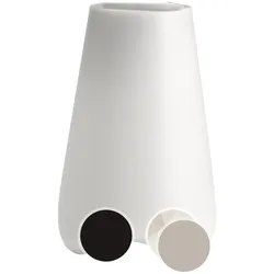 Vondom »PAL« Nano Outdoor Pflanzengefäß 18x36 cm / Ecru / Lackiert Hochglanz