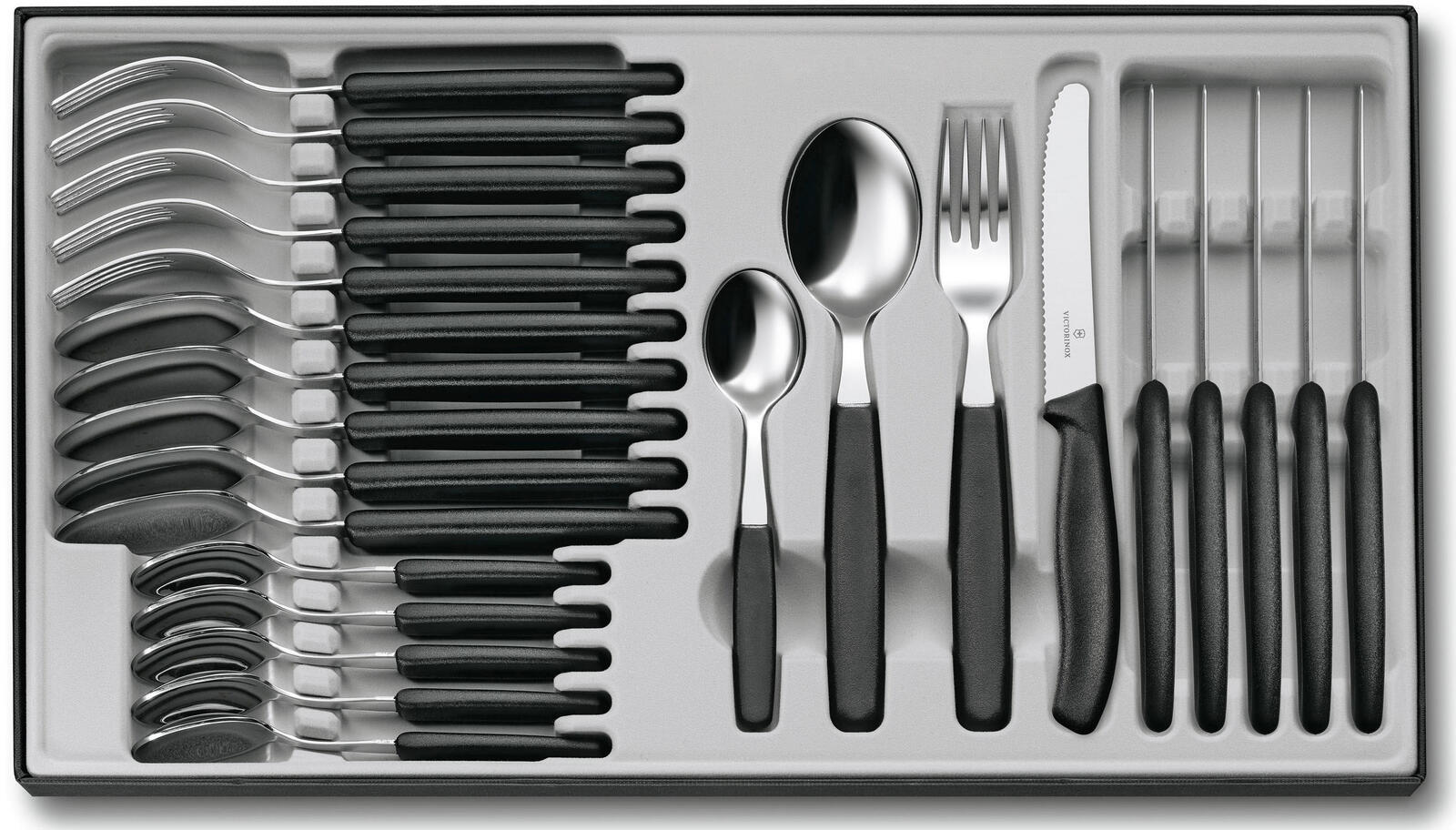 VICTORINOX Besteckset silber Stahl 6.7833.24