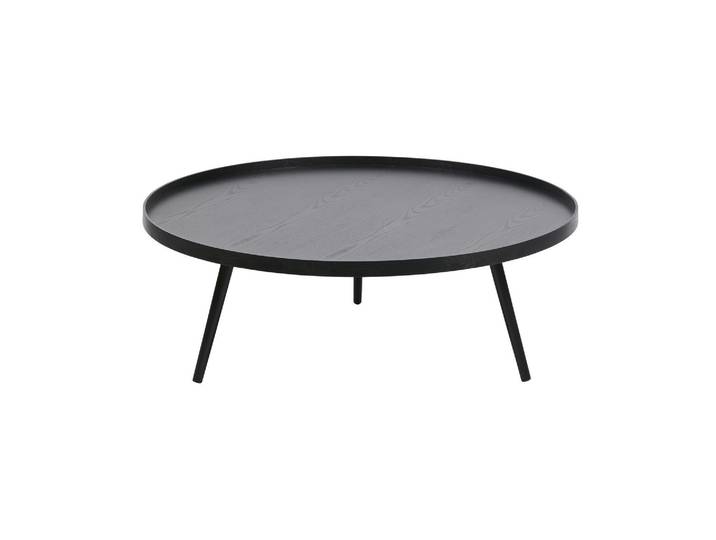 Grande table d'appoint en bois noir Mesa