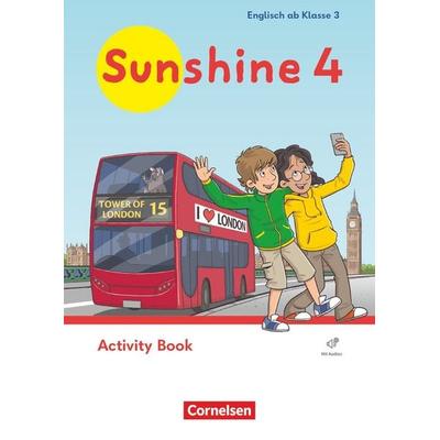 Sunshine - Englisch ab Klasse 3 - Ausgabe 2023 - 4. Schuljahr. Activity Book - Mit Audios (Webcode), Taschenbuch von , Cornelsen Verlag