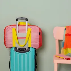 REMEMBER Freizeit- und Reisetasche, faltbar "Rosi" - B 49 × T 24 × H 35 cm - Bunte Freizeit- und Reisetasche