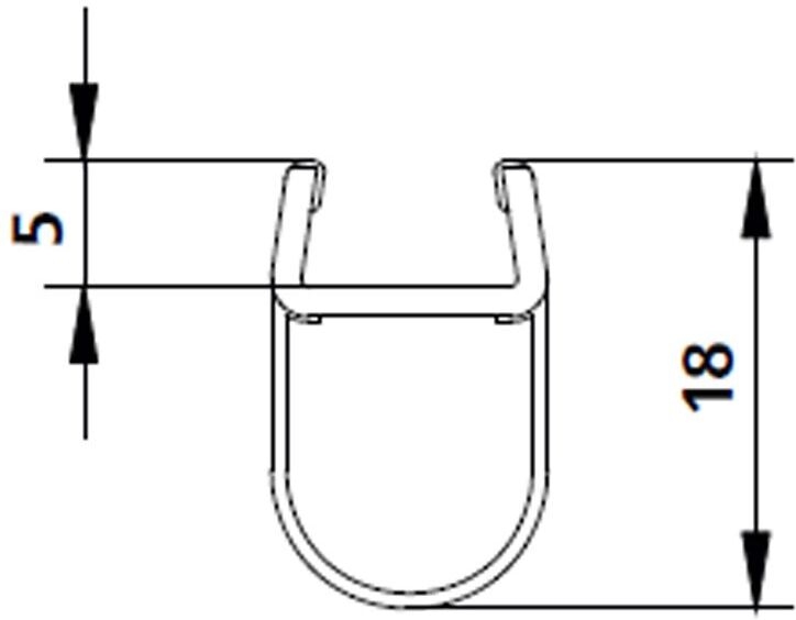 Kermi replacement gasket vertical 6031695