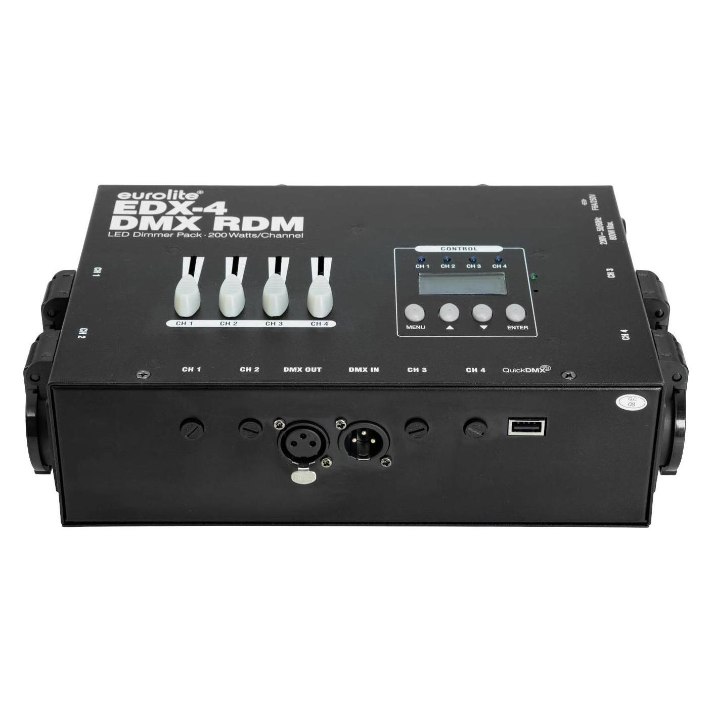 Eurolite EDX-4 DMX RDM LED-Dimmerpack (70064068)