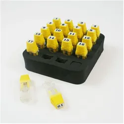 Softing psiber) kabelmaster/netxpert zbh remote identifier set rj45(1-24)., Zubehör Netzwerk