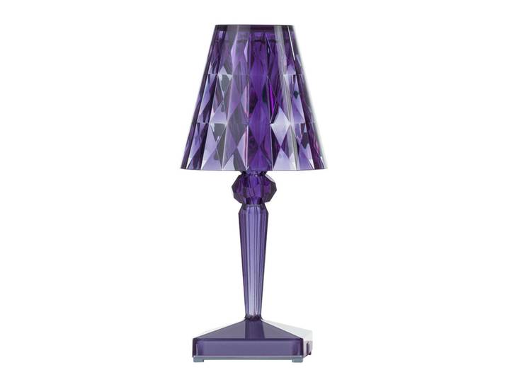 KARTELL lampe de table BIG BATTERY avec câble (Prune - PMMA)