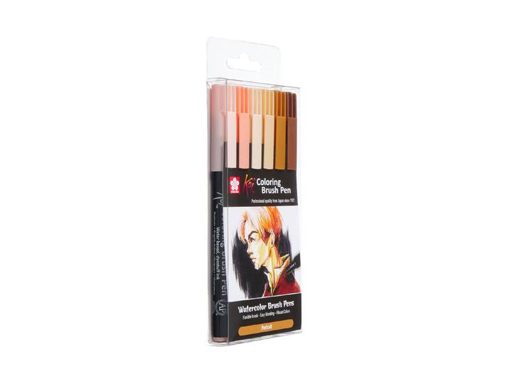 Koi Color Brush Portrait Set 6