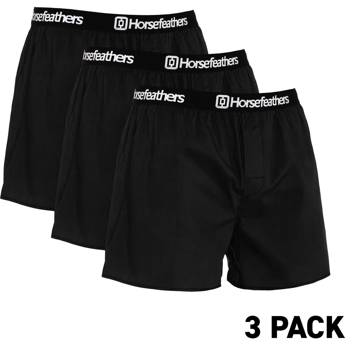 Horsefeathers Frazier 3PACK Boxer Shorts black XL AM096A-black-XL