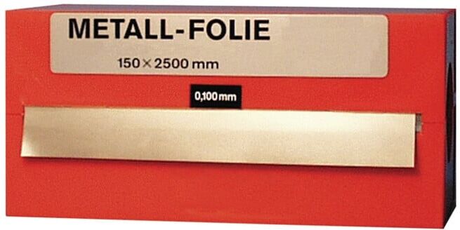 Feuille métallique D.0,400mm MS MS63 L.2500mm I.150mm ; Industrial Quality Supplies (858708)