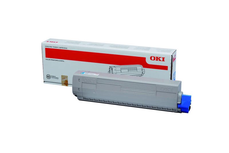 OKI Original Toner cyan 10.000 Seiten (44844507)