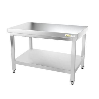 Arbeitstisch aus Edelstahl Unterbau 1200 x 800 mm PREMIUM / GOLDINOX