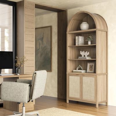 SICOTAS Ingenious Arc - Topped Multifunctional Storage Bookcase
