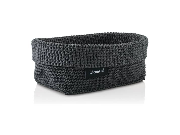blomus Panier en textile Tela L 12x20 cm Anthracite